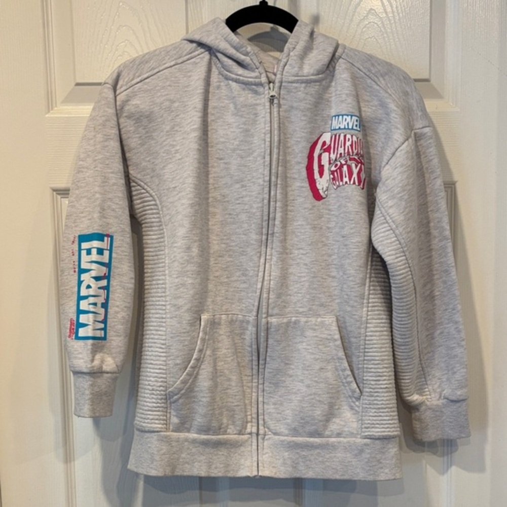 Marvel Light Gray Guardians Hoodie for Kids